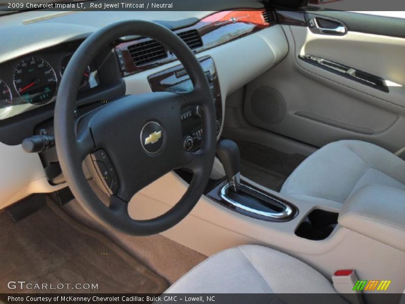 Red Jewel Tintcoat / Neutral 2009 Chevrolet Impala LT