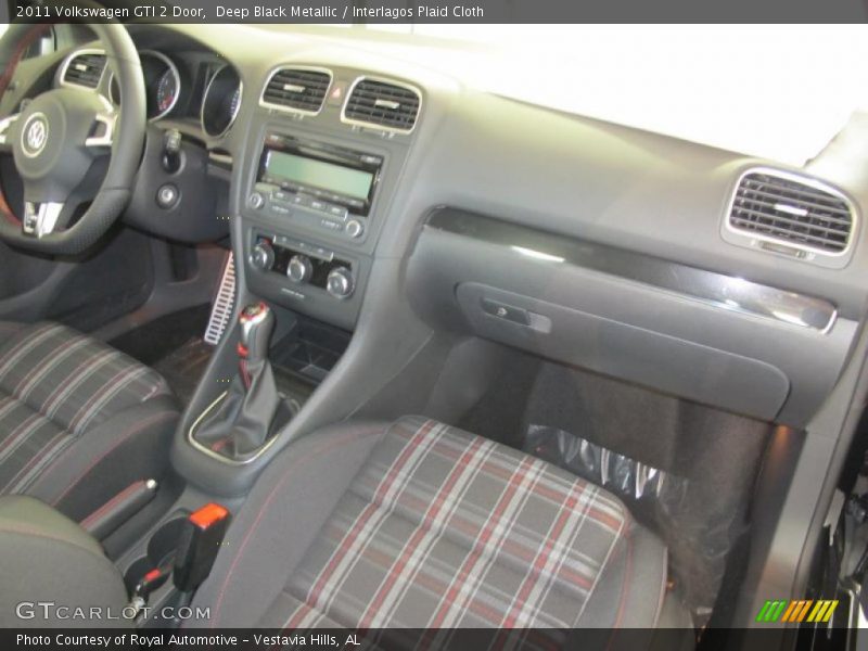 Deep Black Metallic / Interlagos Plaid Cloth 2011 Volkswagen GTI 2 Door