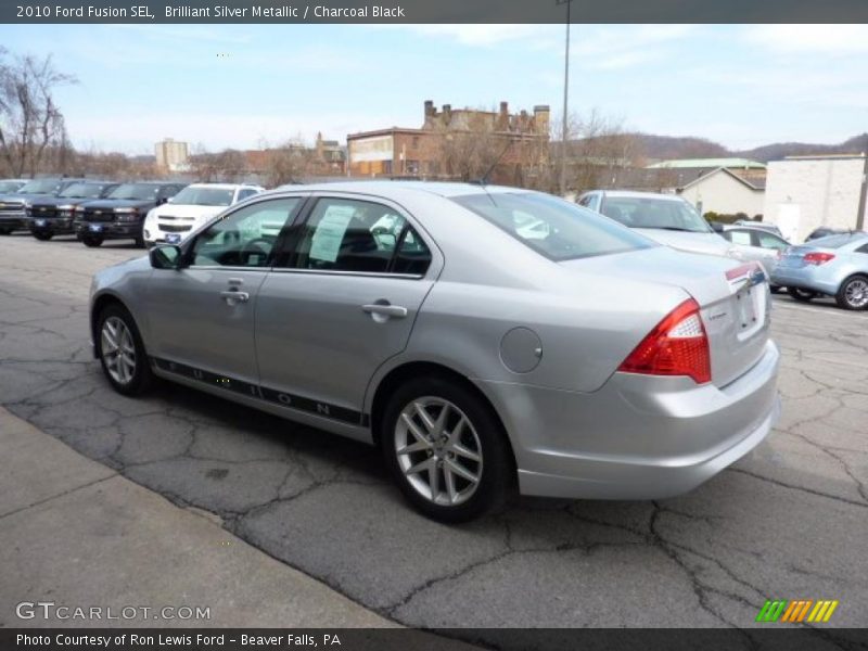 Brilliant Silver Metallic / Charcoal Black 2010 Ford Fusion SEL