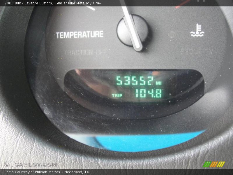 Glacier Blue Metallic / Gray 2005 Buick LeSabre Custom