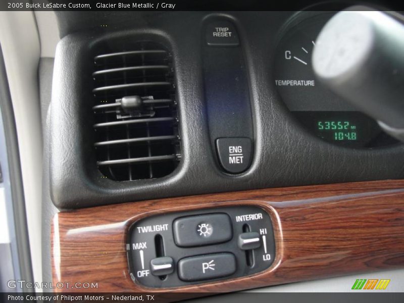 Glacier Blue Metallic / Gray 2005 Buick LeSabre Custom