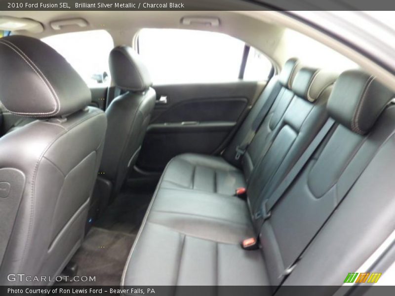 Brilliant Silver Metallic / Charcoal Black 2010 Ford Fusion SEL