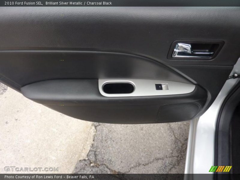 Brilliant Silver Metallic / Charcoal Black 2010 Ford Fusion SEL
