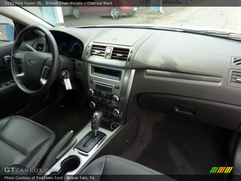 Brilliant Silver Metallic / Charcoal Black 2010 Ford Fusion SEL