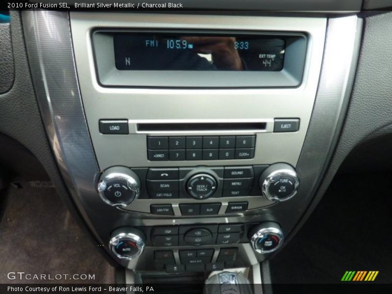 Brilliant Silver Metallic / Charcoal Black 2010 Ford Fusion SEL