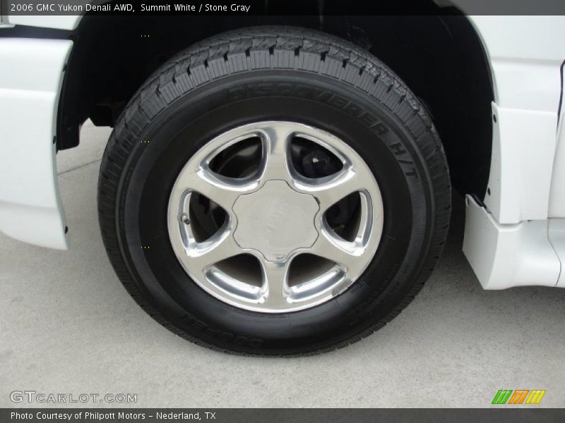 Summit White / Stone Gray 2006 GMC Yukon Denali AWD