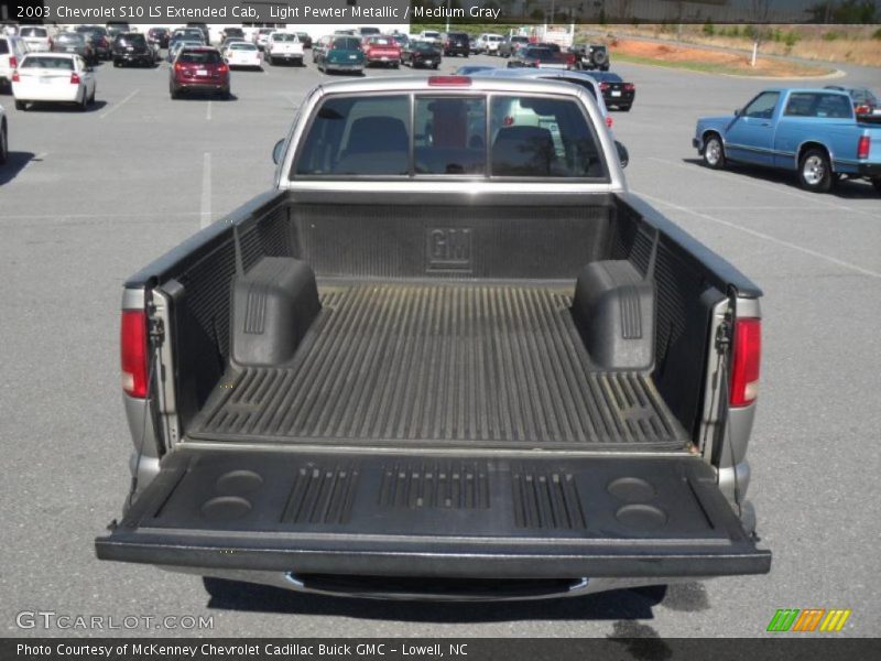Light Pewter Metallic / Medium Gray 2003 Chevrolet S10 LS Extended Cab