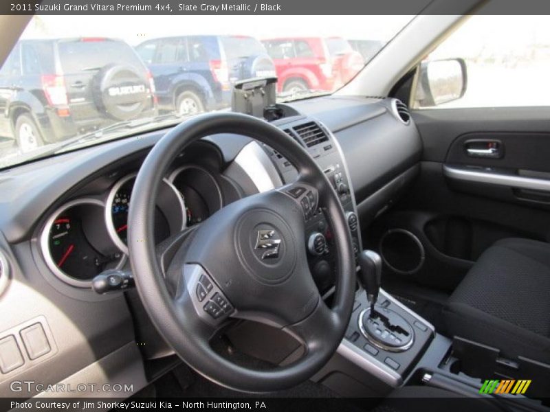 Slate Gray Metallic / Black 2011 Suzuki Grand Vitara Premium 4x4