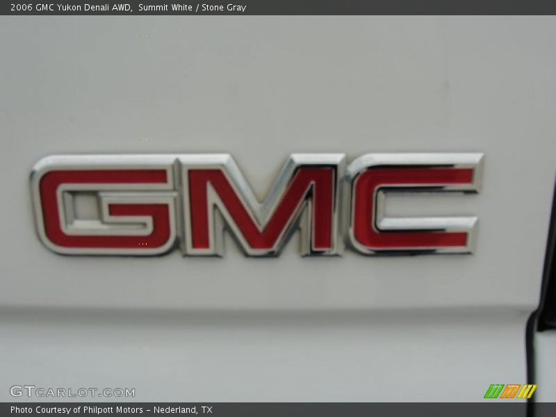 Summit White / Stone Gray 2006 GMC Yukon Denali AWD