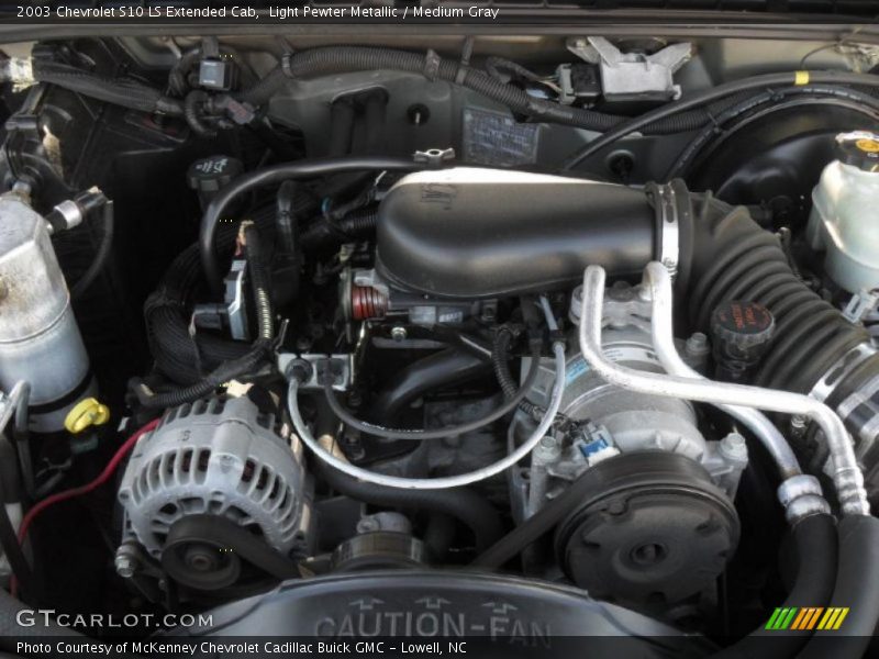 2003 S10 LS Extended Cab Engine - 4.3 Liter OHV 12V Vortec V6