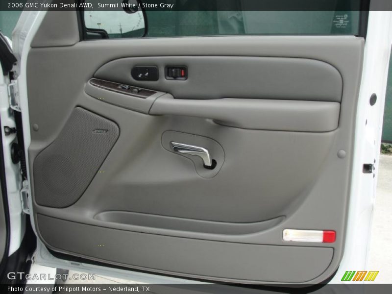 Summit White / Stone Gray 2006 GMC Yukon Denali AWD