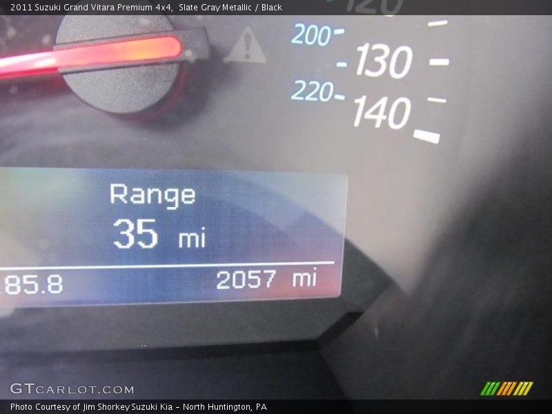 Slate Gray Metallic / Black 2011 Suzuki Grand Vitara Premium 4x4