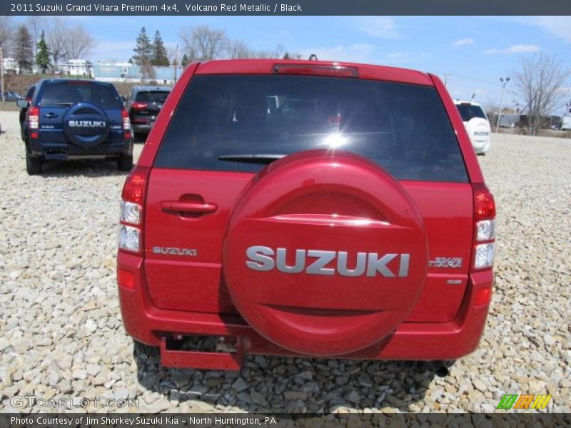 Volcano Red Metallic / Black 2011 Suzuki Grand Vitara Premium 4x4