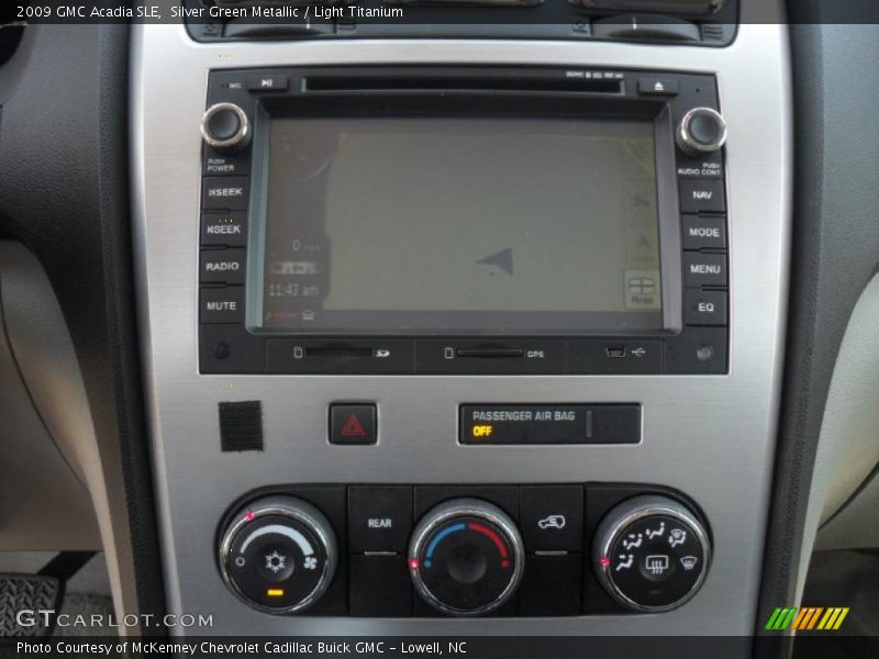 Controls of 2009 Acadia SLE