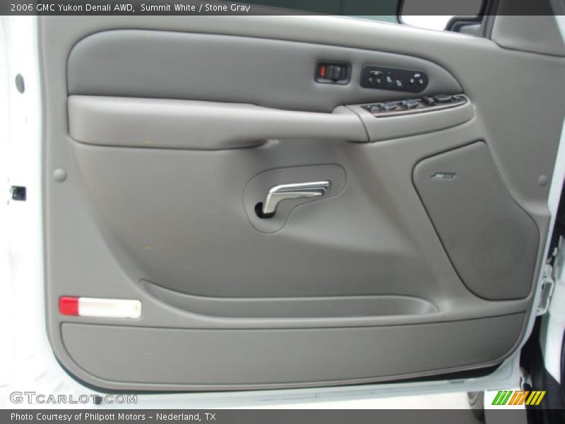 Summit White / Stone Gray 2006 GMC Yukon Denali AWD