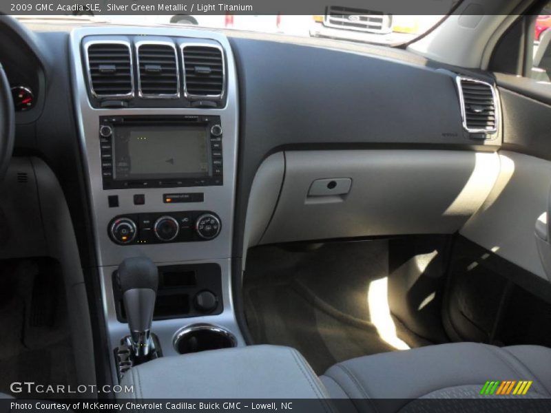 Silver Green Metallic / Light Titanium 2009 GMC Acadia SLE