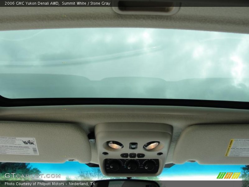 Summit White / Stone Gray 2006 GMC Yukon Denali AWD