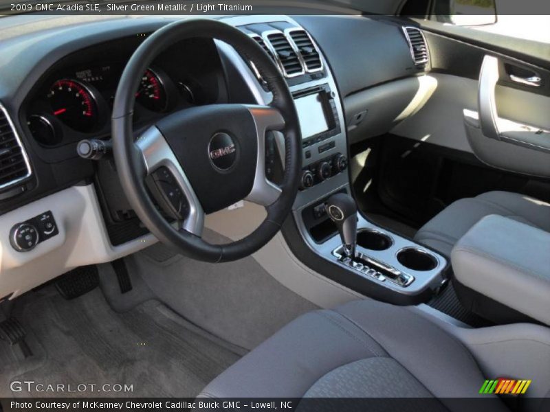 Light Titanium Interior - 2009 Acadia SLE 