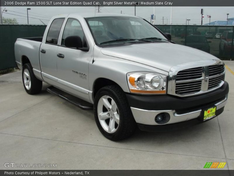 Bright Silver Metallic / Medium Slate Gray 2006 Dodge Ram 1500 SLT Lone Star Edition Quad Cab