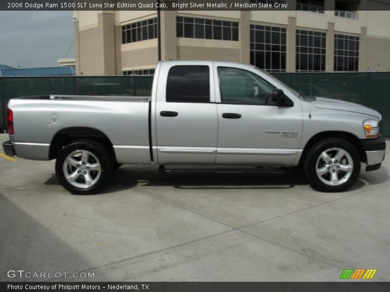 Bright Silver Metallic / Medium Slate Gray 2006 Dodge Ram 1500 SLT Lone Star Edition Quad Cab