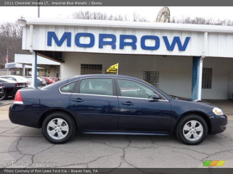 Imperial Blue Metallic / Ebony 2011 Chevrolet Impala LT