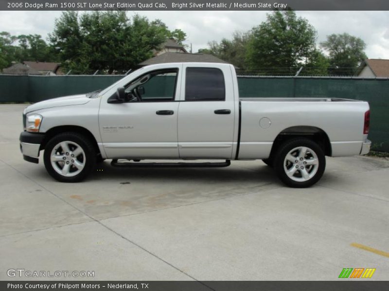 Bright Silver Metallic / Medium Slate Gray 2006 Dodge Ram 1500 SLT Lone Star Edition Quad Cab