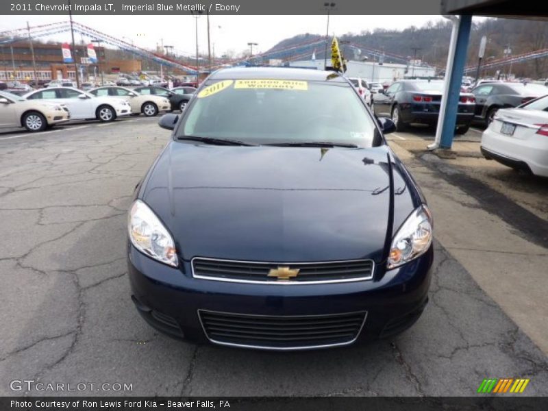 Imperial Blue Metallic / Ebony 2011 Chevrolet Impala LT