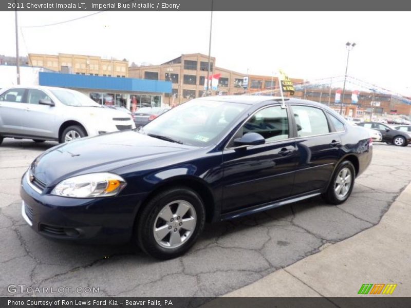 Imperial Blue Metallic / Ebony 2011 Chevrolet Impala LT