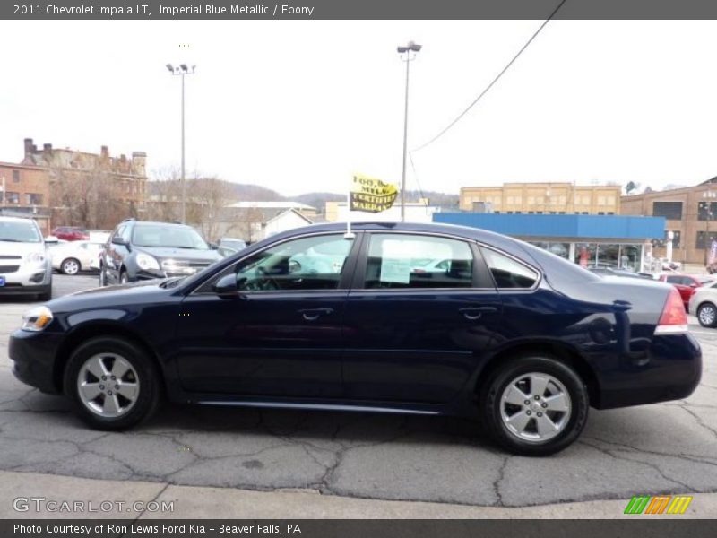 Imperial Blue Metallic / Ebony 2011 Chevrolet Impala LT