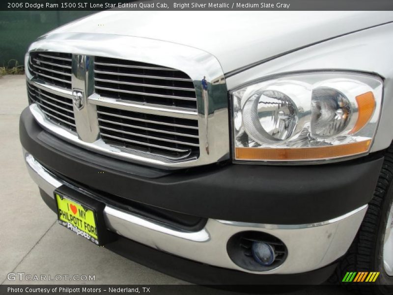 Bright Silver Metallic / Medium Slate Gray 2006 Dodge Ram 1500 SLT Lone Star Edition Quad Cab