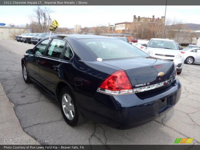 Imperial Blue Metallic / Ebony 2011 Chevrolet Impala LT