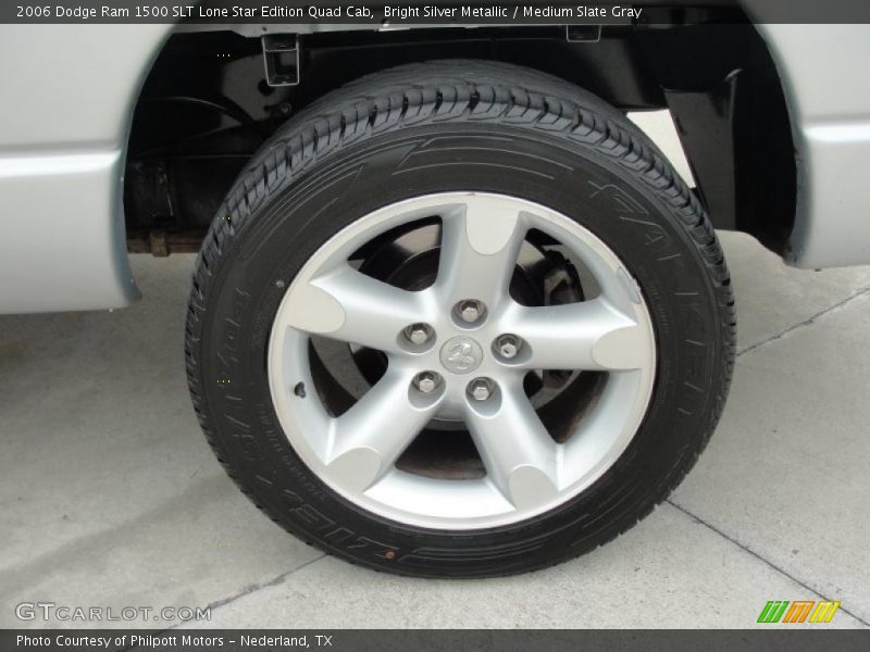 Bright Silver Metallic / Medium Slate Gray 2006 Dodge Ram 1500 SLT Lone Star Edition Quad Cab