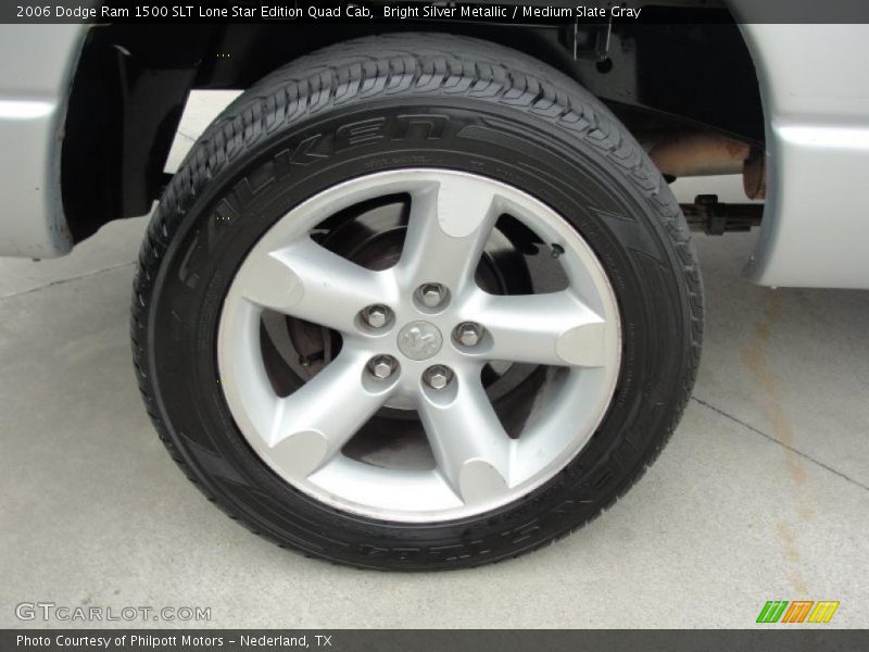 Bright Silver Metallic / Medium Slate Gray 2006 Dodge Ram 1500 SLT Lone Star Edition Quad Cab