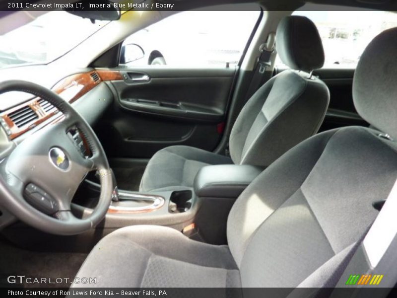 Imperial Blue Metallic / Ebony 2011 Chevrolet Impala LT