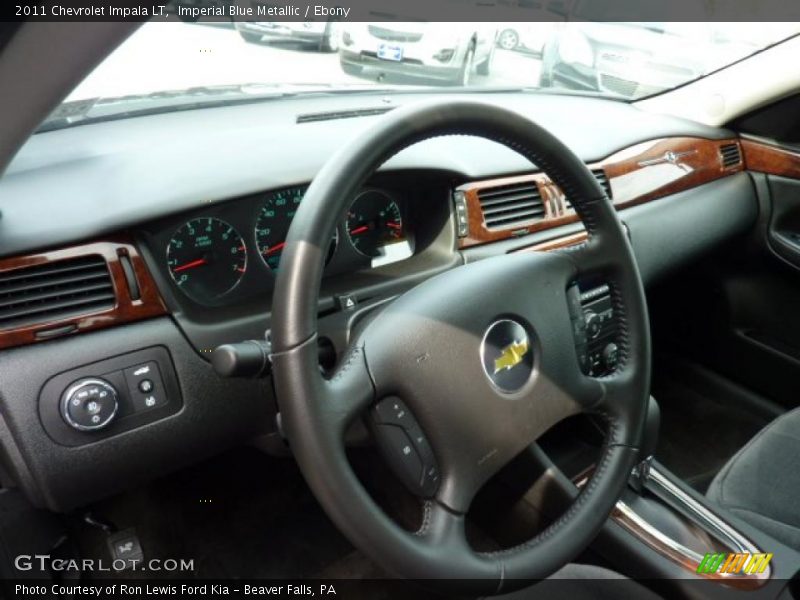 Imperial Blue Metallic / Ebony 2011 Chevrolet Impala LT