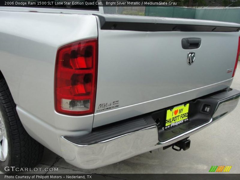 Bright Silver Metallic / Medium Slate Gray 2006 Dodge Ram 1500 SLT Lone Star Edition Quad Cab