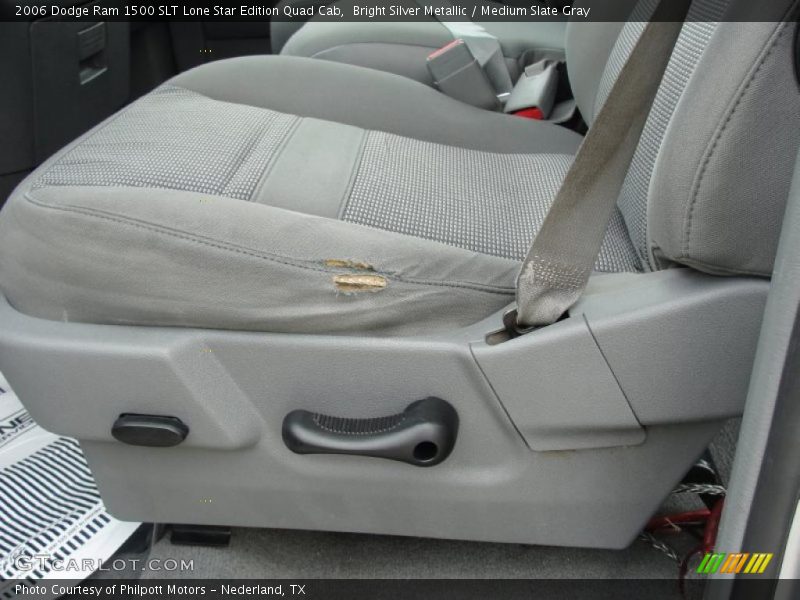 Bright Silver Metallic / Medium Slate Gray 2006 Dodge Ram 1500 SLT Lone Star Edition Quad Cab