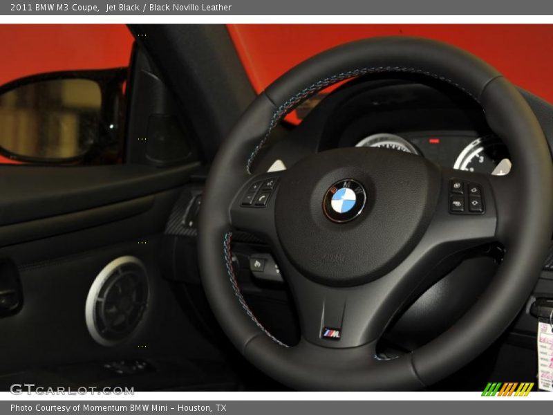 Jet Black / Black Novillo Leather 2011 BMW M3 Coupe