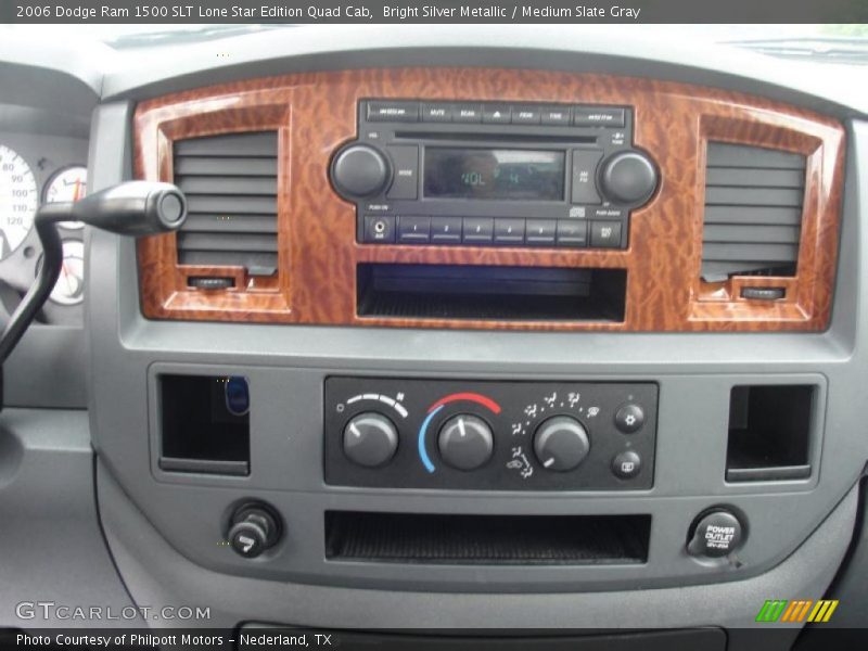 Bright Silver Metallic / Medium Slate Gray 2006 Dodge Ram 1500 SLT Lone Star Edition Quad Cab