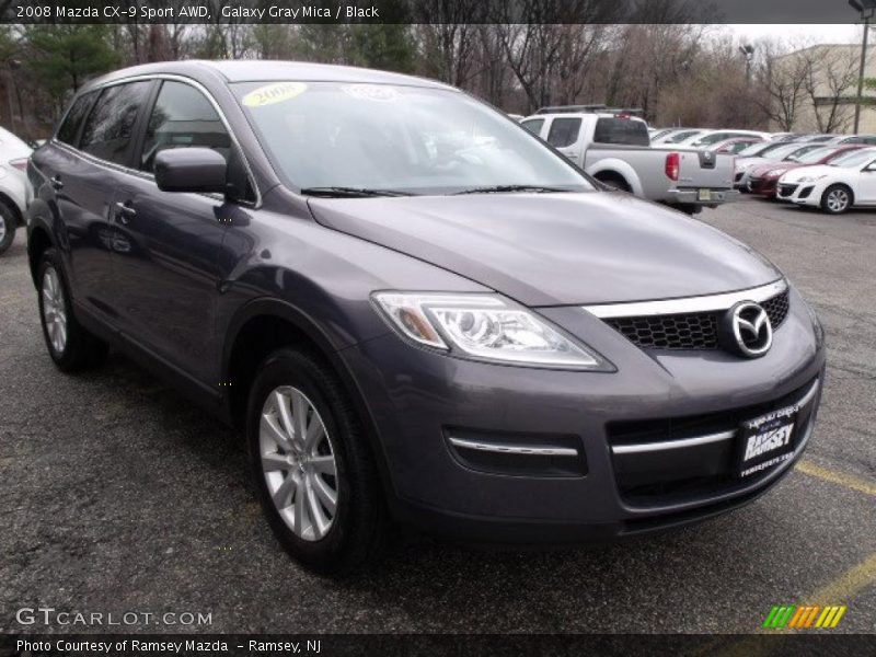 Galaxy Gray Mica / Black 2008 Mazda CX-9 Sport AWD