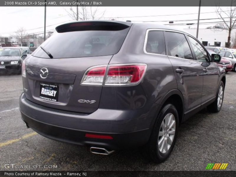 Galaxy Gray Mica / Black 2008 Mazda CX-9 Sport AWD