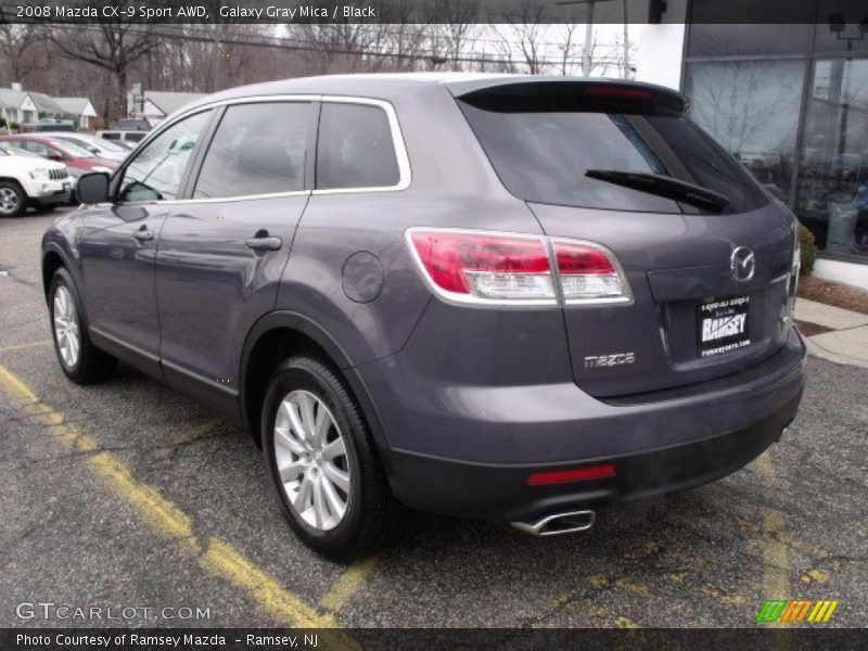 Galaxy Gray Mica / Black 2008 Mazda CX-9 Sport AWD