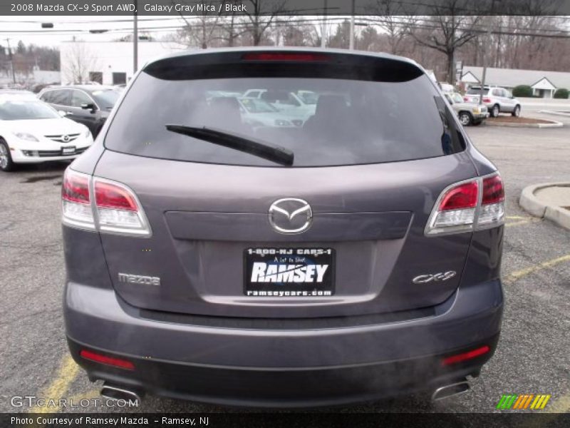 Galaxy Gray Mica / Black 2008 Mazda CX-9 Sport AWD