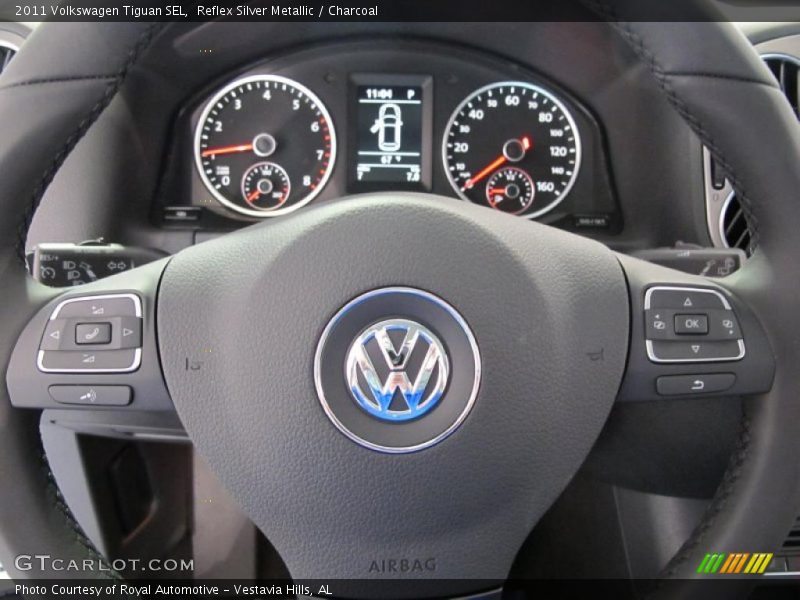 Reflex Silver Metallic / Charcoal 2011 Volkswagen Tiguan SEL