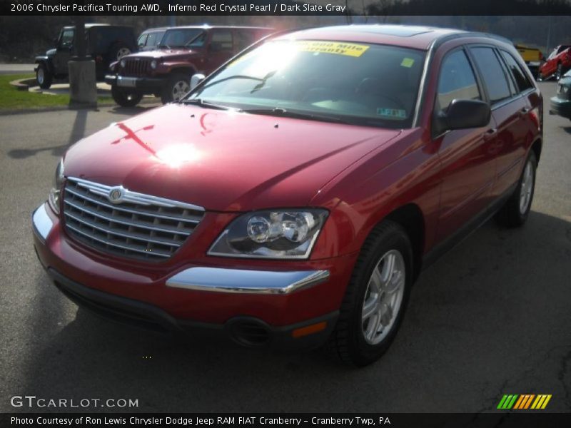Inferno Red Crystal Pearl / Dark Slate Gray 2006 Chrysler Pacifica Touring AWD