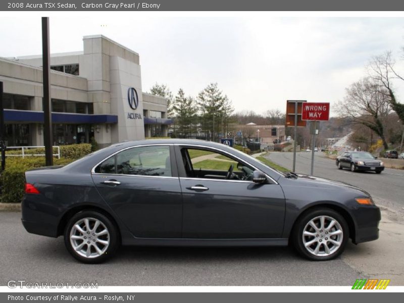 Carbon Gray Pearl / Ebony 2008 Acura TSX Sedan