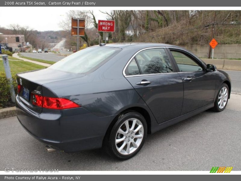 Carbon Gray Pearl / Ebony 2008 Acura TSX Sedan