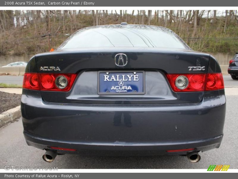 Carbon Gray Pearl / Ebony 2008 Acura TSX Sedan