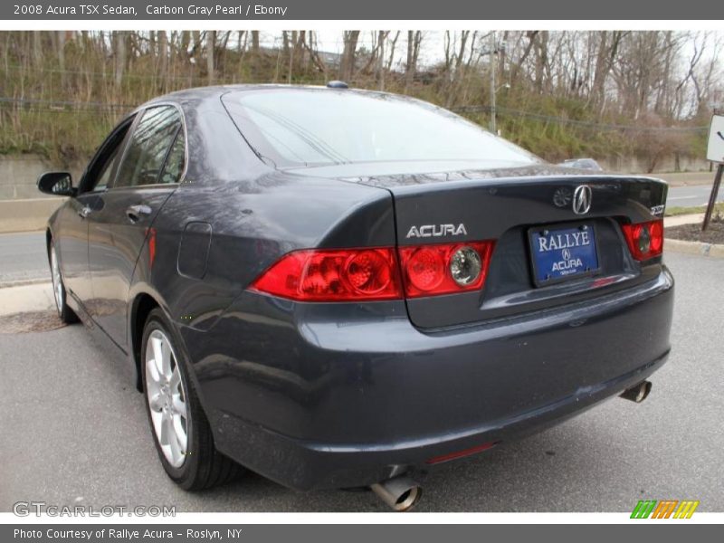 Carbon Gray Pearl / Ebony 2008 Acura TSX Sedan