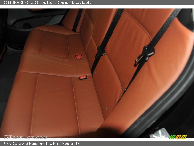  2011 X3 xDrive 28i Chestnut Nevada Leather Interior